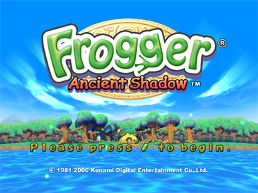Frogger: Ancient Shadow - Screenshot - Game Title Image