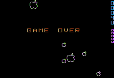 Apple-Oids - Screenshot - Game Over Image