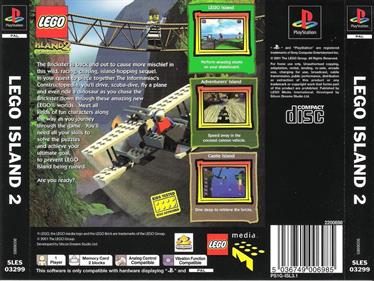 LEGO Island 2: The Brickster's Revenge - Box - Back Image