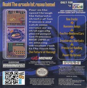 San Francisco Rush 2049 - Box - Back Image