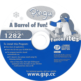 Pingu: A Barrel of Fun! - Disc Image