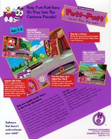 Putt-Putt Joins the Parade - Box - Back Image
