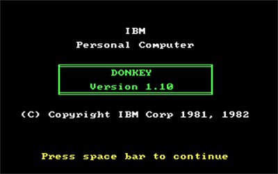 Donkey - Screenshot - Game Title Image