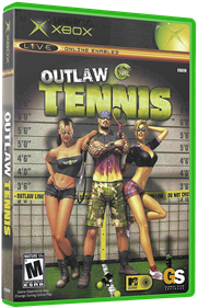 Outlaw Tennis - Box - 3D Image