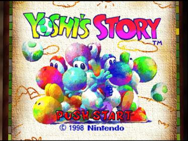 Yoshi's Story - Screenshot - Game Title Image