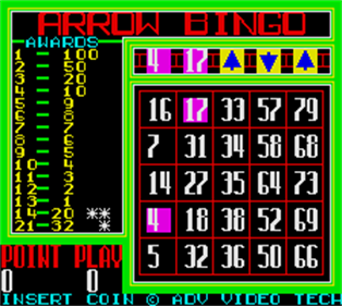 Arrow Bingo - Screenshot - Gameplay Image