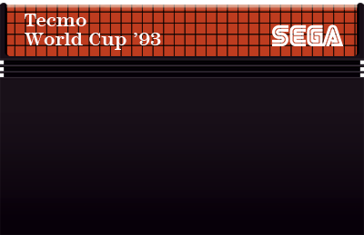 Tecmo World Cup '93 - Cart - Front Image