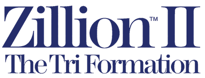 Zillion II: The Tri Formation - Clear Logo Image