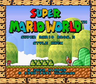 SMW SMB3 Style Hack - Screenshot - Game Title Image