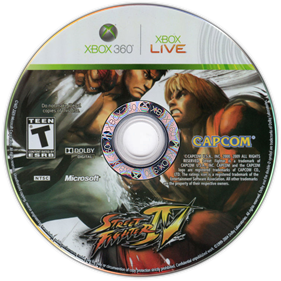 Street Fighter IV - Disc Image
