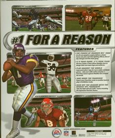 Madden NFL 2002 - Box - Back Image