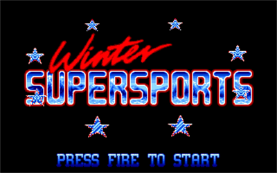 Winter Supersports 92 - Screenshot - Game Title Image