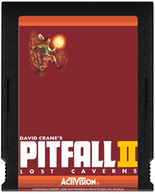 Pitfall II: Lost Caverns - Fanart - Cart - Front