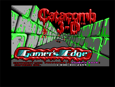 Catacomb 3-D - Screenshot - Game Title Image
