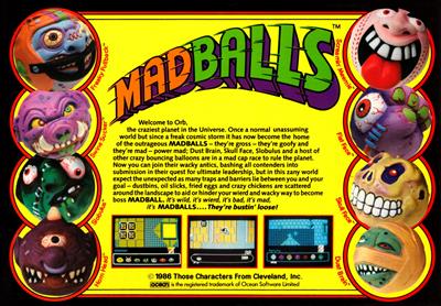 Madballs - Box - Back Image