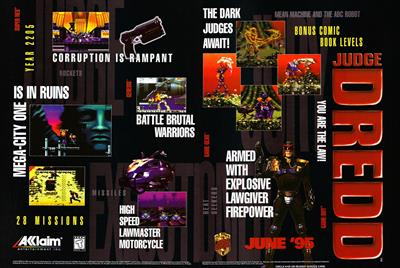 Judge Dredd - Advertisement Flyer - Front Image