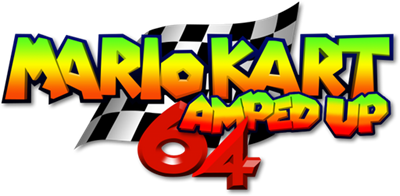 Mario Kart 64 Amped Up - Clear Logo Image