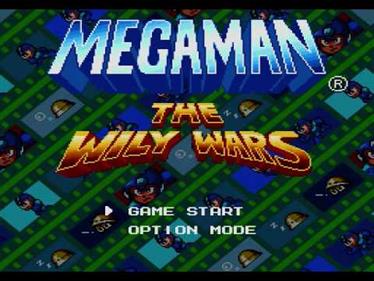 Mega Man: The Wily Wars - Screenshot - Game Title Image