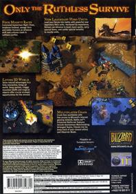Warcraft III: Reign of Chaos - Box - Back Image