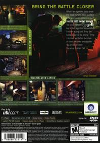 Tom Clancy's Splinter Cell: Chaos Theory - Box - Back Image
