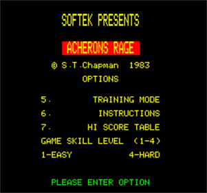 Acheron's Rage - Screenshot - Game Title Image