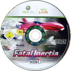 Fatal Inertia - Disc Image