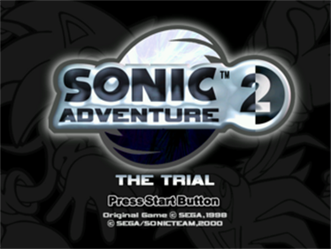 Sonic Adventure 2: The Trial - Screenshot - Game Title Image