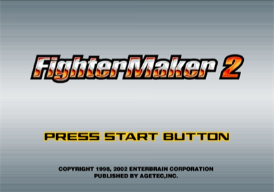 Fighter Maker 2 - Screenshot - Game Title Image