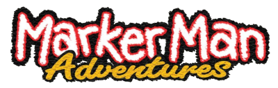 Marker Man Adventures - Clear Logo Image