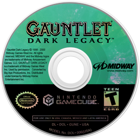 Gauntlet: Dark Legacy - Disc Image