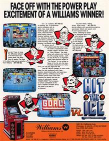 Hit the Ice - Advertisement Flyer - Back Image