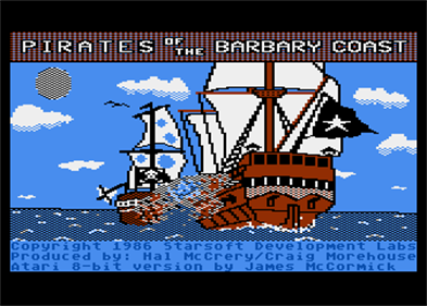 Pirates of the Barbary Coast - Screenshot - Game Title Image