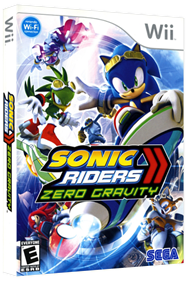 Sonic Riders: Zero Gravity - Box - 3D Image