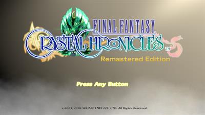 Final Fantasy Crystal Chronicles: Remastered Edition - Screenshot - Game Title Image