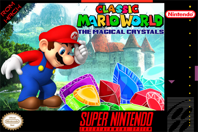 Classic Mario World: The Magical Crystals - Fanart - Box - Front Image