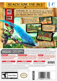 The Legend of Zelda: Skyward Sword - Box - Back Image