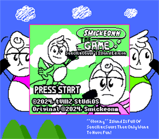 Smickeonn: The Game: SatellitOsaur's Island Edition - Screenshot - Game Title Image