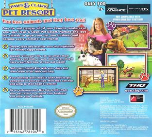 Paws & Claws Pet Resort - Box - Back Image