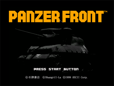 Panzer Front - Screenshot - Game Title Image