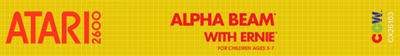 Alpha Beam With Ernie - Banner Image