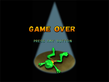 Frogger's Adventures: The Rescue - Screenshot - Game Over Image