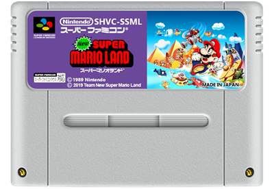 New Super Mario Land - Fanart - Cart - Front Image