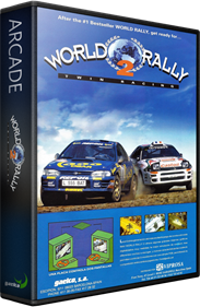 World Rally 2: Twin Racing - Box - 3D Image