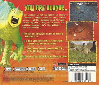 Disney's Dinosaur - Box - Back Image