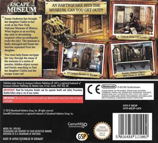 Escape the Museum - Box - Back Image