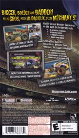 Monster Jam: Path of Destruction - Box - Back Image