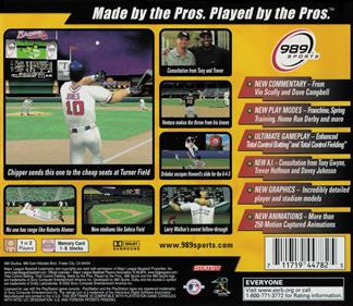 MLB 2001 - Box - Back Image