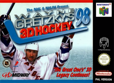Wayne Gretzky's 3D Hockey '98 - Box - Front Image