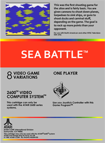 Sea Battle - Fanart - Box - Back