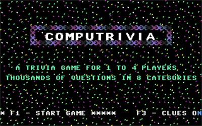 Compu Trivia - Screenshot - Game Title Image